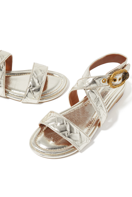 Mayfair Flat Leather Sandals